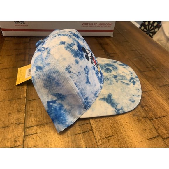 Mickey Mouse Disney Denim Strapback Ball Cap Hat - Picture 2 of 5